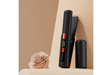 Cordless Ionic Hair Straightener Brush 2-in-1 Straightening and Curling Flat Iron