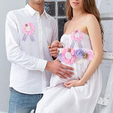 Maternity Sash and Corsage Set Mom to Be Daddy to Be