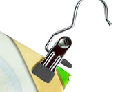 5 PCS Stainless Steel Metal Hanging Hook Clips for Closet