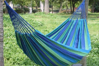 185 x 80cm Outdoor Striped Hammock