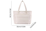 Large Capacity Puffy Tote Bag With Compartments Tote Bag For Women