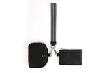 Mini Dual Pouch Wallet Wristlet Wallet for Women PU Leather  Purse
