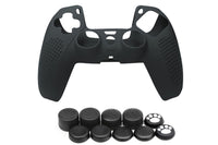 Anti-Slip Silicone Skin Case Cover 10 Grip Caps for Sony PS5 Controller Accessories