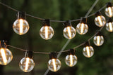 Solar Powered LED String Lights - 20 Bulb Decorative Lighting