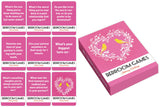 50pcs Bedroom Games Flashcards Couples Intimacy Challenge and Conversation Starters for Valentine's Day