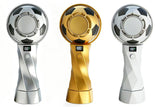 Soccer Shaped Handheld Fan with Ice Cooling Compress 5 Speeds 5000mAh Rechargeable Fan