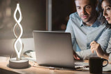 Bedside Lamp 3-Way Dimmable Spiral LED Table Lamp