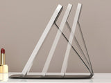 Fold LED Dimmable Makeup Mirror with 3 Colors Adjustable Light