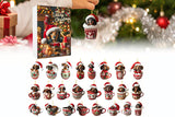 Christmas Countdown Advent Calendar Dog Hanging Ornament