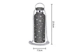 Bling Water Bottle Rhinestone Diamond Stainless Steel Glitter Insulated Bottle