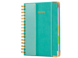 A5 Notebook 300 Pages PU Leather Cover Journal with Ruler Bookmark
