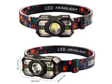 Rechargeable LED Motion Sensor Head Torch for Jogging Fishing