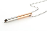 Anti Anxiety  Breathing Necklace  Chain Whistle Necklace for Smoking Weaning