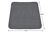 Coral Fleece Washable Dog Mat Non Slip Reusable Pee Pad for Pets