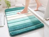 Bath Mat Soft Absorbent Microfiber Rug for Shower Floor