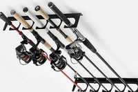 Fishing Rod Rack Vertical Holder Horizontal Wall Mount Boat Pole Stand