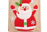Creative Burlap Christmas-Themed Tote Bag