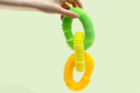 8Pcs  Anxiety Stress Relief Fidget Pop Tube Fidget Sensory Toy Stretch Tubes