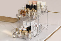 Bathroom Storage Organizer with Dividers Makeup Desktop Storage Rack