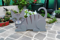 Cat Planter Plant Pot Cute PVC Garden Cat Planter