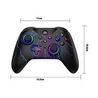 Wireless Game Controller Bluetooth Controller USB Wired Gamepad RGB Light Remote