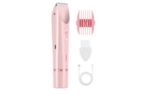 Dual Head Body Shaver Bikini Trimmer USB Rechargeable Hair Razor
