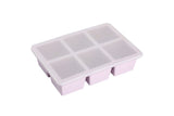 6 Grid Silicone Ice Cube Tray Large Square Ice Cube Mold