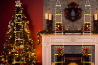 3 Meter Christmas Ladder Lights with Santa Claus