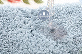 4Pcs Shaggy Mat Set Plush Bathroom Floor Mats Toilet Mat