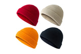 Winter Warm Fisherman Beanie Roll Up Edge Hat