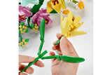 Artificial Flower Blocks Building Toys DIY Bouquet Block