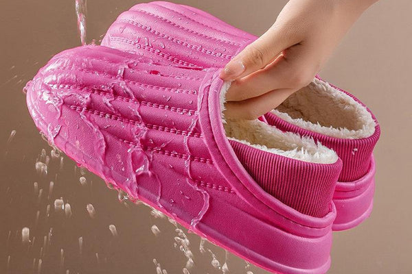 Water Resistant Fleece Warm Slippers