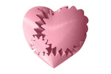 3D Printed Heart-Shaped Gear Ball for Stress Anxiety Relaxing