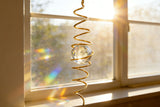 Rhinestone Sun Catcher Spiral Hanging Window Decor