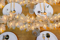 LED Maple Leaves Garland with Lights Fall Decorations