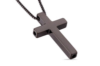 Meditation Breathing Necklace Cross Stress Reducing Necklace