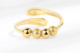 Adjustable Spinner Ring for Anxiety Relief