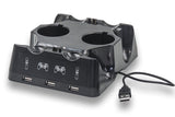 4-in-1 Fast Charging Desk  Dock Fit for PS4 & PS Move Controller