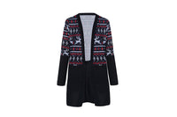 Women Christmas Printed Cardigan