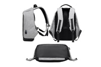 Anti-Theft Backpack School Travel Laptop Bag with USB Charging Port