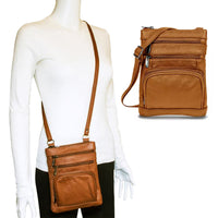 Women's Genuine Leather Crossbody Shoulder Bag