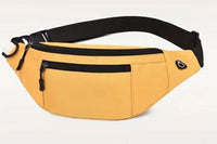 Unisex Bum Bag Fanny Pack Zip Pouch Waist Belt Wallet with Headphone Jack