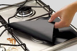 8Pcs Gas Hob Protector Mats with 2Pcs Stove Counter Gap Covers