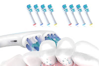 Dual Clean Replacement Brush Heads Compatible with Oral-B