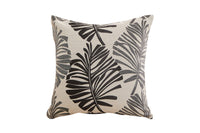 45x45cm Palm Leaf Floral Print Single-Sided Pillow Cover for Sofa Pillow