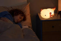 Silicone Axolotl Touch Sensor Rechargeable Night Lamp