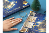 24-Day Jewelry Advent Calendar – Bracelets Necklaces Earrings Kit