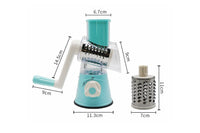 Kitchen Vegetable Food Manual Rotary Drum Grater Chopper Slicer Fruit Cutter