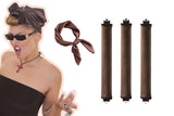 3Pcs Heatless Curling Rod Headband No Heat Wave Hair Curlers Sleep Overnight Set