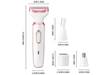 4-in-1 Rechargeable Electric Razor for Women